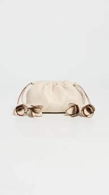 Zimmermann Cloud 91 Small Leather Clutch Milk One Size | Thumbnail 2 Zimmermann Cloud 91 Small Leather Clutch Milk One Size | Thumbnail 2