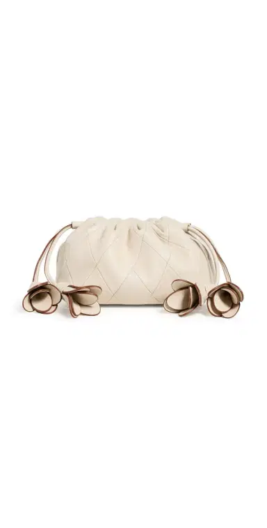 Zimmermann Cloud 91 Small Leather Clutch Milk One Size | Thumbnail 1 Zimmermann Cloud 91 Small Leather Clutch Milk One Size | Thumbnail 1