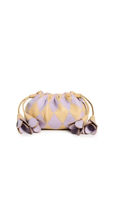 Zimmermann Cloud 91 Small Leather Clutch Lilac Sand One Size | Thumbnail 1 Zimmermann Cloud 91 Small Leather Clutch Lilac Sand One Size | Thumbnail 1