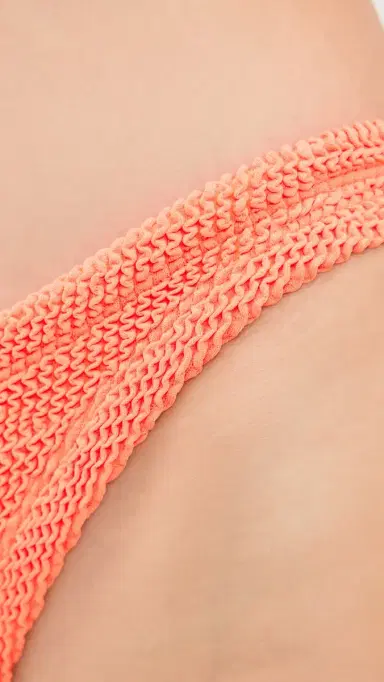 Hunza G Xandra Bikini Set Orange One Size | Thumbnail 6