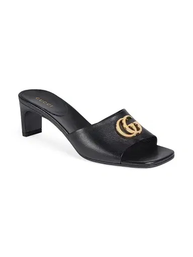 Gucci Women's Marmont GG 55MM Leather Sandals | Thumbnail 2
