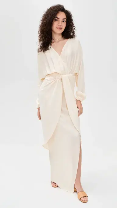 Baobab Alexa Maxi Dress Vanilla S | Thumbnail 2