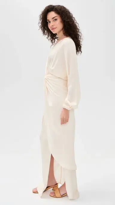 Baobab Alexa Maxi Dress Vanilla S | Thumbnail 4
