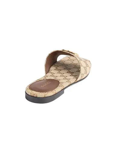 Gucci Women's Marmont GG Sandals - Vintage Sand - Size 12 | Thumbnail 3 Gucci Women's Marmont GG Sandals - Vintage Sand - Size 12 | Thumbnail 3