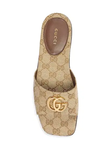 Gucci Women's Marmont GG Sandals - Vintage Sand - Size 12 | Thumbnail 4 Gucci Women's Marmont GG Sandals - Vintage Sand - Size 12 | Thumbnail 4