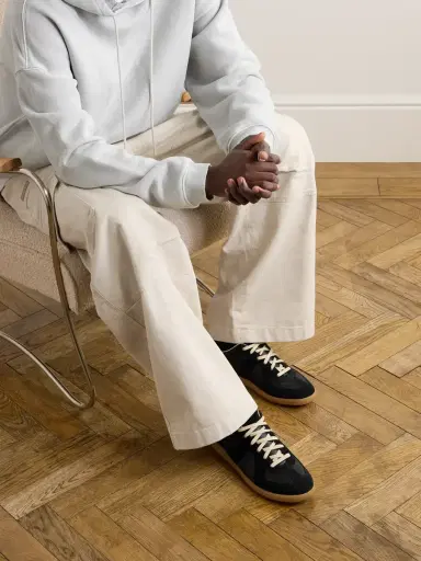 Maison Margiela Replica Leather and Suede Sneakers | Thumbnail 2 Maison Margiela Replica Leather and Suede Sneakers | Thumbnail 2