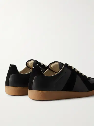 Maison Margiela Replica Leather and Suede Sneakers | Thumbnail 4 Maison Margiela Replica Leather and Suede Sneakers | Thumbnail 4