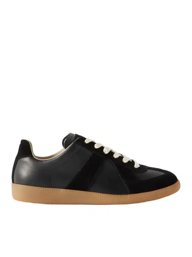 Maison Margiela Replica Leather and Suede Sneakers