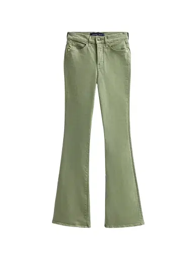 Veronica Beard Women's Beverly High-Rise Skinny Flare Jeans - Stone Sage - Size 32 | Thumbnail 1