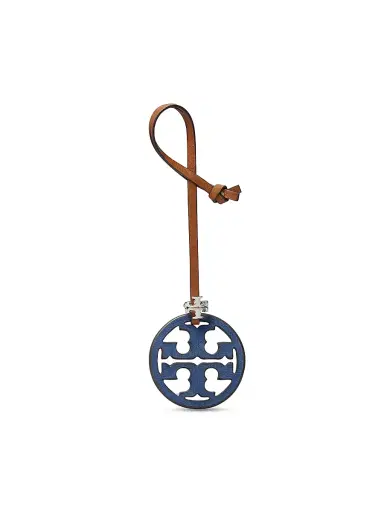 Tory Burch Women's Miller Logo Bag Charm - Soft Blue | Thumbnail 1