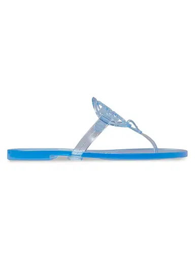 Tory Burch Women's Miller Jelly Sandals - Pale Blue - Size 5 | Thumbnail 1
