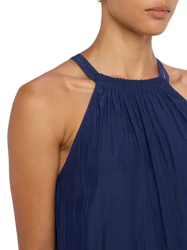 Ramy Brook Women's Dana Smocked Tank - Navy - Size Large | Thumbnail 5 Ramy Brook Women's Dana Smocked Tank - Navy - Size Large | Thumbnail 5