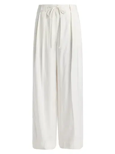 DEREK LAM 10 CROSBY Women's Archer Twill Wide-Leg Self-Belt Pants | Thumbnail 1 DEREK LAM 10 CROSBY Women's Archer Twill Wide-Leg Self-Belt Pants | Thumbnail 1