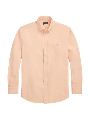Polo Ralph Lauren Men's Classic-Fit Mineral-Dyed Oxford Shirt - Amber - Size XXL | Thumbnail 1 Polo Ralph Lauren Men's Classic-Fit Mineral-Dyed Oxford Shirt - Amber - Size XXL | Thumbnail 1