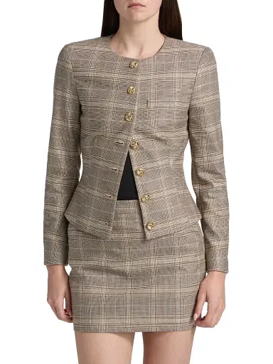 Generation Love Women's Sirus Plaid Jacket | Thumbnail 3 Generation Love Women's Sirus Plaid Jacket | Thumbnail 3