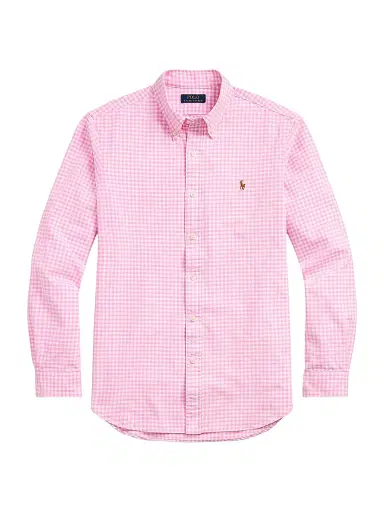 Polo Ralph Lauren Men's Logo-Embroidered Gingham Cotton Oxford Shirt | Thumbnail 1
