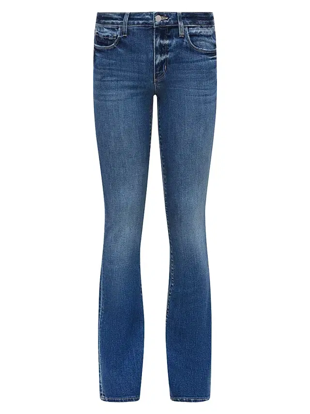 L'AGENCE Women's Cara Low-Rise Bootcut Jeans - Medium Blue