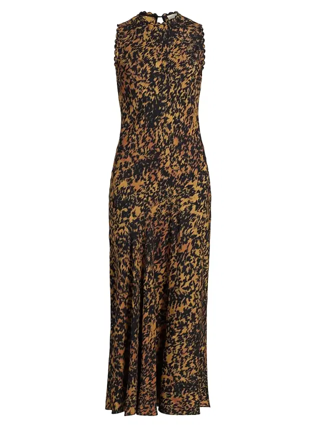 Ulla Johnson Women's Clea Abstract Print Sleeveless Dress - Savannah