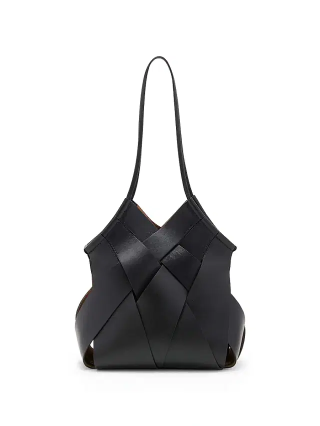 Ulla Johnson Women's Charlotte Woven Leather Shoulder Bag - Noir