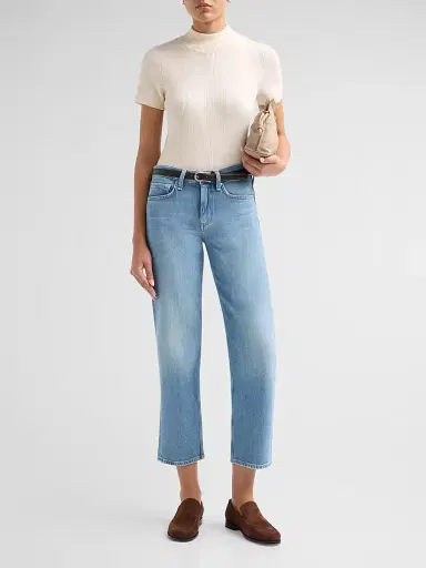 rag & bone Women's Harlow Low-Rise Crop Jeans - Sherman | Thumbnail 2