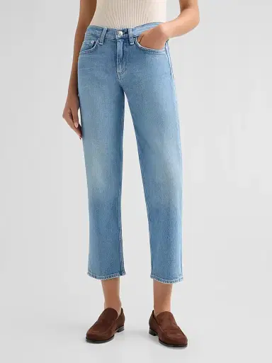 rag & bone Women's Harlow Low-Rise Crop Jeans - Sherman | Thumbnail 4