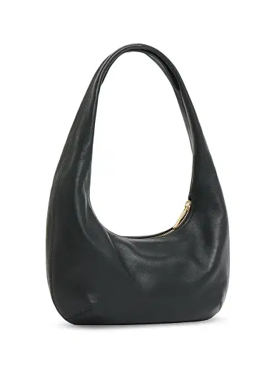 MANSUR GAVRIEL Women's Embossed Logo Leather Shoulder Bag | Thumbnail 2 MANSUR GAVRIEL Women's Embossed Logo Leather Shoulder Bag | Thumbnail 2