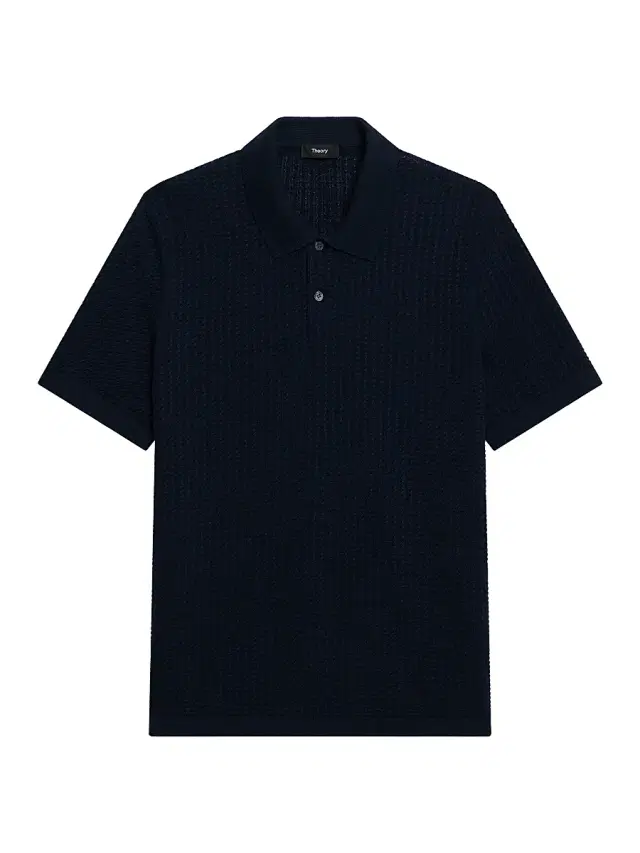 Theory Men's Tactile Cotton Polo Shirt - Baltic