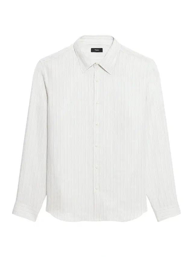 Theory Men's Irving Linen Relaxed-Fit Shirt - Vapor Multi