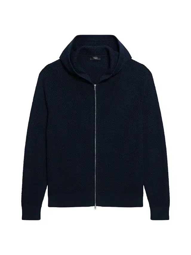 Theory Men's Myhlo Full-Zip Cotton Hoodie - Baltic