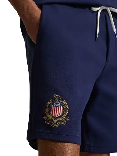 Polo Ralph Lauren Men's USA Double-Knit Tech Shorts - Newport Navy - Size XL | Thumbnail 5