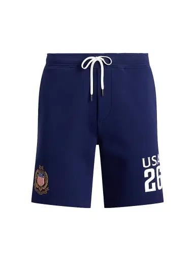 Polo Ralph Lauren Men's USA Double-Knit Tech Shorts - Newport Navy - Size XL | Thumbnail 1
