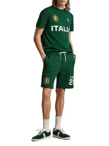 Polo Ralph Lauren Men's Italia Double-Knit Tech Shorts - New Forest - Size Small | Thumbnail 2