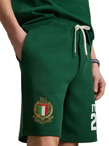 Polo Ralph Lauren Men's Italia Double-Knit Tech Shorts - New Forest - Size Small | Thumbnail 5