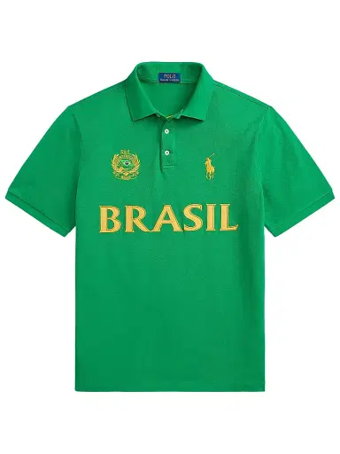 Polo Ralph Lauren Men's Brasil Knit Cotton Polo Shirt - Cruise Green - Size XXL | Thumbnail 1