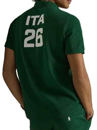 Polo Ralph Lauren Men's Italia Knit Cotton Polo Shirt - New Forest - Size XXL | Thumbnail 4