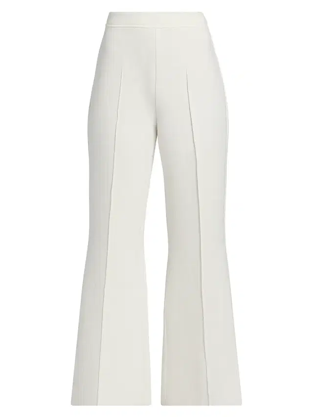 dh New York Women's Marena Crease Flared Pants - White