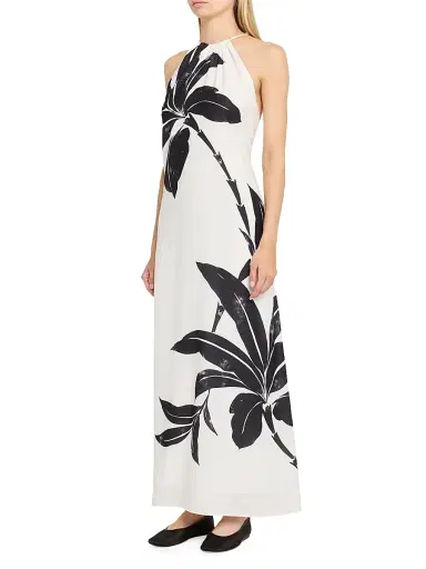 Kobi Halperin Women's Kaylee Floral Halter Maxi Dress | Thumbnail 3 Kobi Halperin Women's Kaylee Floral Halter Maxi Dress | Thumbnail 3