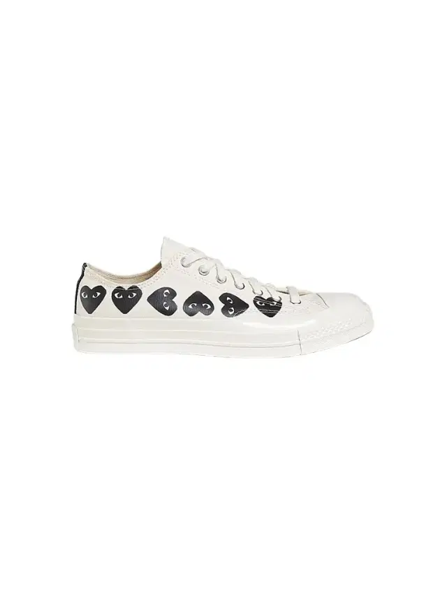 Comme des Garçons PLAY CdG PLAY x Converse Men's Chuck Taylor All Star Multi-Heart Low-Top Sneakers - Beige