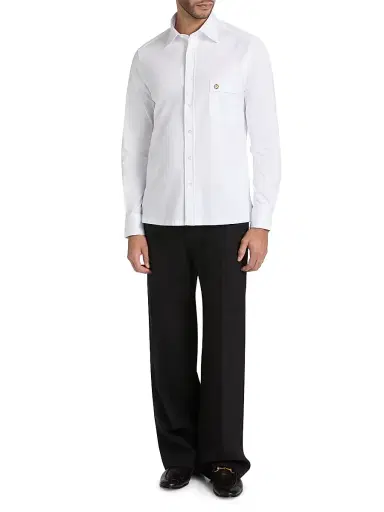 Stefano Ricci Men's Logo Cotton T-Shirt - White - Size 43 | Thumbnail 2 Stefano Ricci Men's Logo Cotton T-Shirt - White - Size 43 | Thumbnail 2