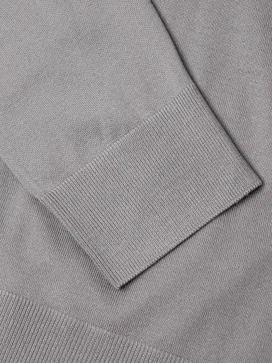 Stefano Ricci Men's Ribbed Wool Sweater - Grey - Size 46 | Thumbnail 6