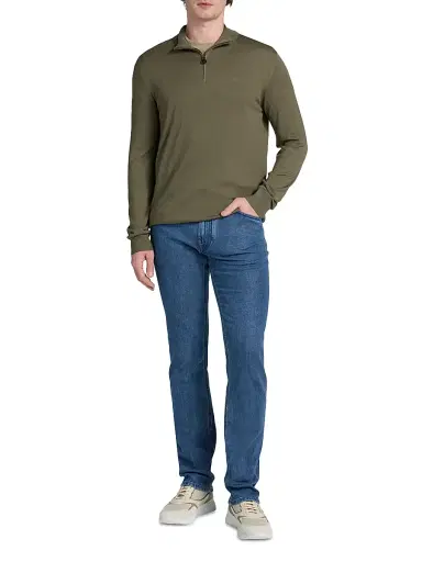 Stefano Ricci Men's Sport Stretch Denim Slim-Straight Jeans | Thumbnail 2