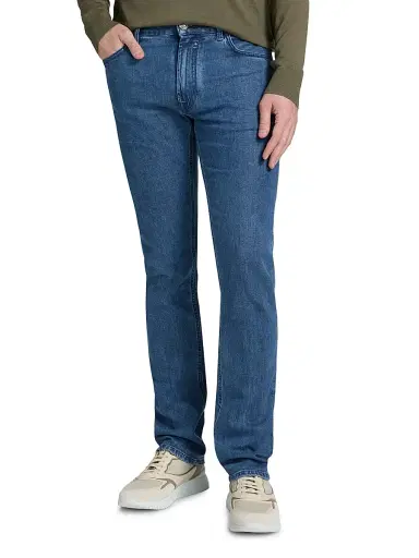 Stefano Ricci Men's Sport Stretch Denim Slim-Straight Jeans | Thumbnail 3
