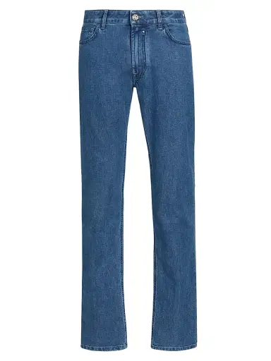 Stefano Ricci Men's Sport Stretch Denim Slim-Straight Jeans | Thumbnail 1