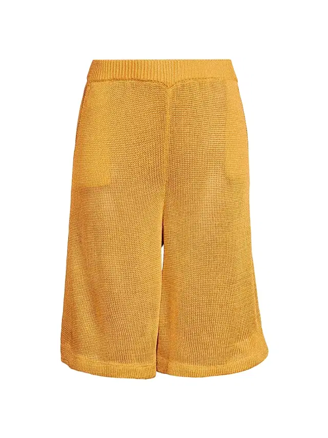 Undra Celeste Women's Everyday Tropics Knit Shorts - Toast
