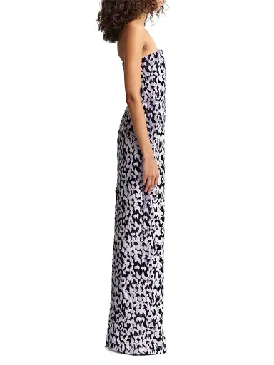 16Arlington Women's Minelli Embroidered Column Gown | Thumbnail 4 16Arlington Women's Minelli Embroidered Column Gown | Thumbnail 4