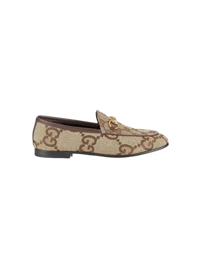 Gucci Women's Maxi GG Jordaan Loafers - Beige