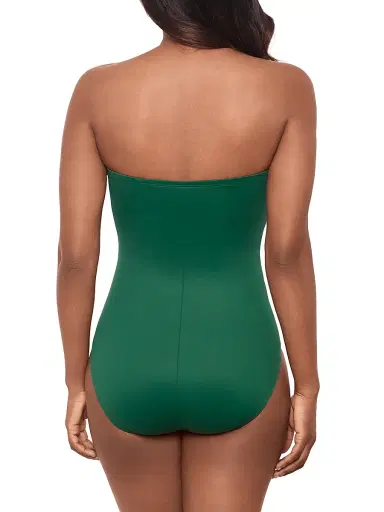 Miraclesuit Swim Women's Rock Solid Madrid One-Piece Swimsuit - Malachite | Thumbnail 4