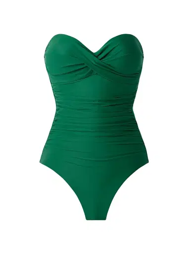 Miraclesuit Swim Women's Rock Solid Madrid One-Piece Swimsuit - Malachite | Thumbnail 1