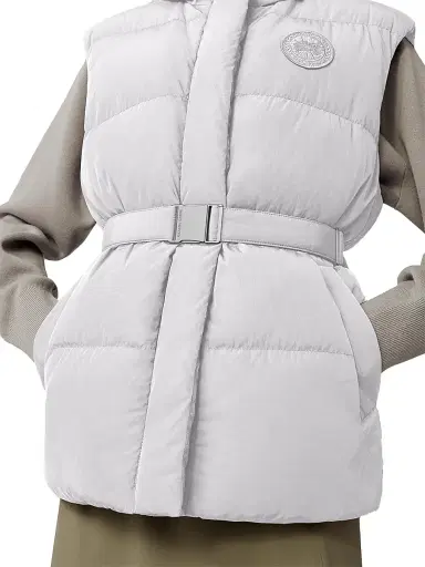 Canada Goose Women's Rayla Belted Vest - North Star White - Size Medium | Thumbnail 6 Canada Goose Women's Rayla Belted Vest - North Star White - Size Medium | Thumbnail 6