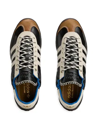 adidas Men's x Wales Bonner Karintha Leather Low-Top Sneakers - Core Black | Thumbnail 4 adidas Men's x Wales Bonner Karintha Leather Low-Top Sneakers - Core Black | Thumbnail 4